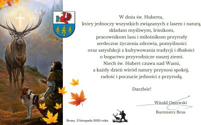 Z okazji dnia św. Huberta...