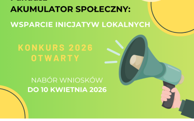 LOKALNA GRUPA RYBACKA „MÒRÉNKA”: AKUMULATOR SPOŁECZNY 2026 URUCHOMIONY!