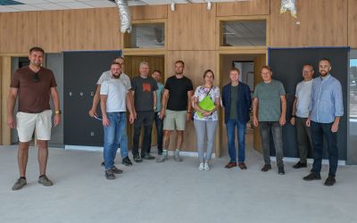 BUDOWA NOWEGO ŻŁOBKA W BRUSACH – PRACE NA KOŃCOWYM ETAPIE