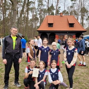 SP BRUSY NR 1: Powiatowe Igrzyska Dzieci w drużynowych biegach przełajowych dziewcząt