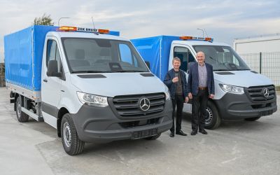 KOLEJNE ELEKTRYCZNE SAMOCHODY W ZGK. GMINA BRUSY ROZBUDOWUJE FLOTĘ DO ZBIÓRKI ODPADÓW