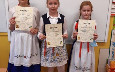 SP CZAPIEWICE: Wyróżnienie w Powiatowym Konkursie Czytelniczym w języku kaszubskim