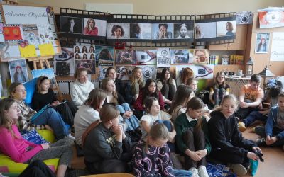 SP LEŚNO: Podsumowanie konkursu międzybibliotecznego, spotkanie autorskie