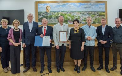 SPOTKANIE BURMISTRZA BRUS Z ZARZĄDEM ZRZESZENIA KASZUBSKO-POMORSKIEGO