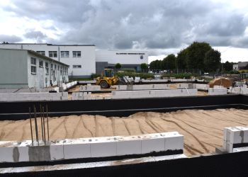 NOWA SALA SPORTOWA PRZY ZESPOLE SZKÓŁ W BRUSACH – PRACE RUSZYŁY