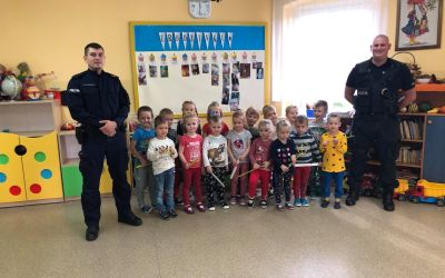 SP LUBNIA: Spotkanie z policjantami.
