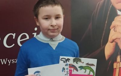 SP LEŚNO: Sukces ucznia naszej szkoły w konkursie powiatowym.