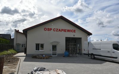 LEPSZE WARUNKI DO DZIAŁANIA STRAŻAKÓW W CZAPIEWICACH