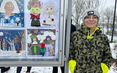SP LEŚNO: WYNIKI KONKURSU PLASTYCZNEGO „ZIMOWY KOLAŻ DLA BABCI I DZIADKA”