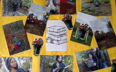 SP W ZALESIU: Narodowy Program Rozwoju Czytelnictwa - PRZYŁAPANI NA CZYTANIU!