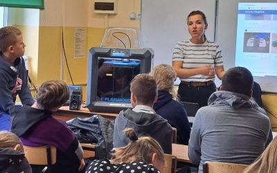 SP LEŚNO: Drukarka 3D w akcji