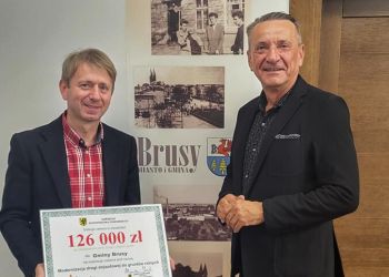 BURMISTRZ BRUS SPOTKAŁ SIĘ Z WICEMARSZAŁKIEM WOJEWÓDZTWA POMORSKIEGO