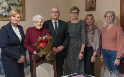 PANI GENOWEFA BARTKOWSKA ŚWIĘTOWAŁA 102. URODZINY