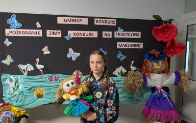 SP W LUBNI: Rozstrzygnięcie konkursu  „Pożegnanie zimy – konkurs na Tradycyjną Marzannę”