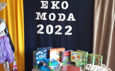SP NR 1 BRUSY: Gminny Konkurs „EKO-MODA” organizowany przez Szkołę Podstawową nr 1 im. Jana Pawła II w Brusach