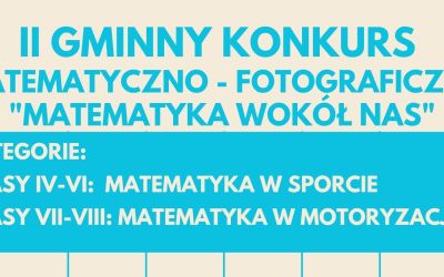 II GMINNY KONKURS MATEMATYCZNO-FOTOGRAFICZNY