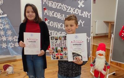 SP LEŚNO: X Międzyszkolny Mikołajkowy Konkurs Ortograficzny