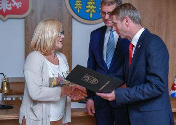 EWA KOSIEDOWSKA PRZEWODNICZĄCĄ RADY SENIORÓW W BRUSACH