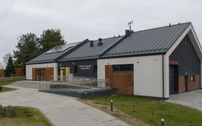 NOWOCZESNA ŚWIETLICA I REMIZA OSP W GŁÓWCZEWICACH GOTOWA DO UŻYTKU