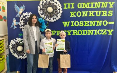SP CZAPIEWICE: III Gminny Konkurs Wiosenno-Przyrodniczy