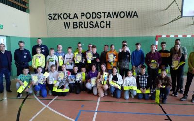 SP ZALESIE: Etap gminny Turnieju Bezpieczeństwa w Ruchu Drogowym - sukcesy drużyn z Zalesia
