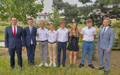 SP ZALESIE: Pożegnanie klasy VIII ze Szkoły Podstawowej w Zalesiu